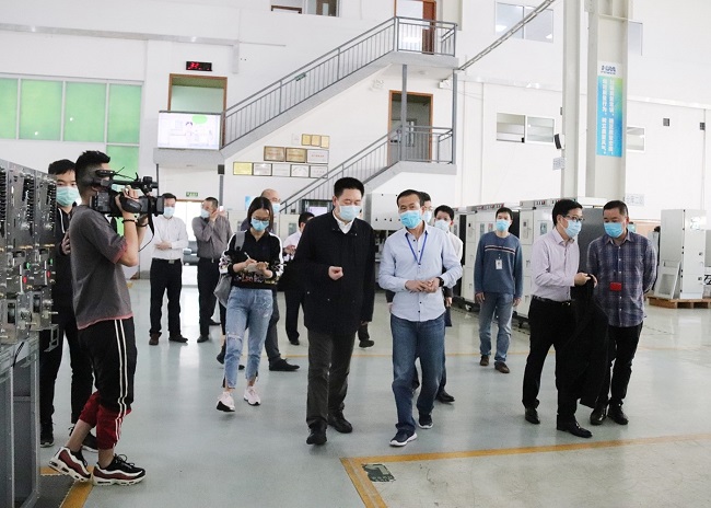 防疫做貢獻(xiàn)，復(fù)工感恩情|佛山市常務(wù)副市長(zhǎng)一行蒞臨我司送溫暖